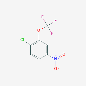 molecular formula C7H3ClF3NO3 B1490809 1-Chloro-4-nitro-2-(trifluoromethoxy)benzene CAS No. 113421-97-9