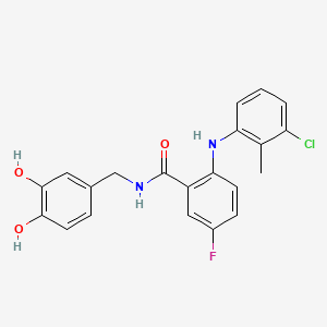 molecular formula C21H18ClFN2O3 B14908090 Topo I/COX-2-IN-1 