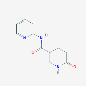 molecular formula C11H13N3O2 B14908099 6-oxo-N-(pyridin-2-yl)piperidine-3-carboxamide 