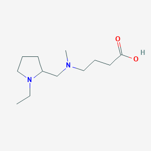 molecular formula C12H24N2O2 B14908117 4-(((1-Ethylpyrrolidin-2-yl)methyl)(methyl)amino)butanoic acid 