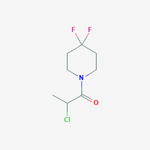 molecular formula C8H12ClF2NO B1490812 2-Chloro-1-(4,4-difluoropiperidin-1-yl)propan-1-one CAS No. 2005878-67-9