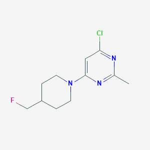 molecular formula C11H15ClFN3 B1490815 4-Chloro-6-(4-(fluoromethyl)piperidin-1-yl)-2-methylpyrimidine CAS No. 2003814-25-1