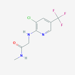 2-((3-Chloro-5-(trifluoromethyl)pyridin-2-yl)amino)-N-methylacetamide