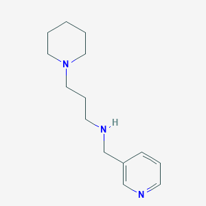 3-(Piperidin-1-yl)-N-(pyridin-3-ylmethyl)propan-1-amine