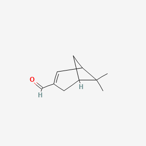 molecular formula C10H14O B14908237 6,6-Dimethylbicyclo[3.1.1]hept-2-ene-3-carbaldehyde 