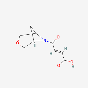 (E)-4-(3-oxa-6-azabicyclo[3.1.1]heptan-6-yl)-4-oxobut-2-enoic acid