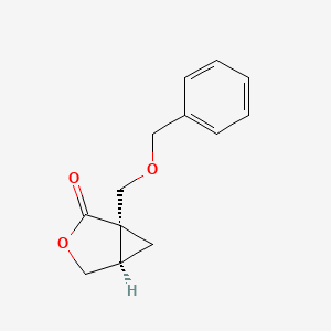 (1S,5R)-1-((Benzyloxy)methyl)-3-oxabicyclo[3.1.0]hexan-2-one