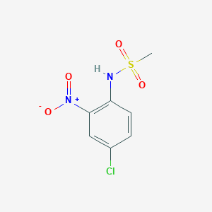 molecular formula C7H7ClN2O4S B14908247 N-(4-chloro-2-nitrophenyl)methanesulfonamide 