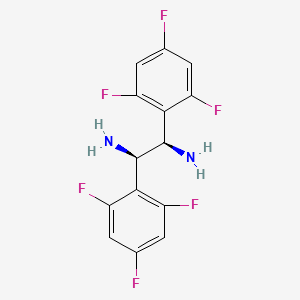 (1R,2R)-1,2-bis(2,4,6-trifluorophenyl)ethane-1,2-diamine