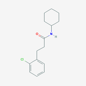 3-(2-chlorophenyl)-N-cyclohexylpropanamide