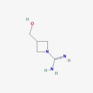 3-(Hydroxymethyl)azetidine-1-carboximidamide