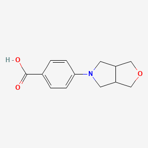 4-(tetrahydro-1H-furo[3,4-c]pyrrol-5(3H)-yl)benzoic acid