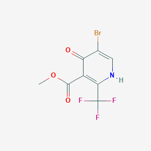 Methyl 5-bromo-4-hydroxy-2-(trifluoromethyl)nicotinate