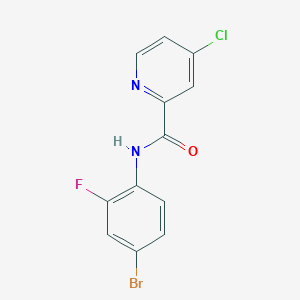 n-(4-Bromo-2-fluorophenyl)-4-chloropicolinamide