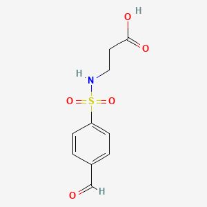 3-((4-Formylphenyl)sulfonamido)propanoic acid