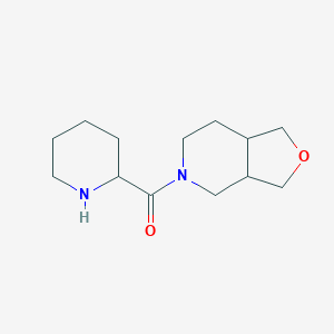molecular formula C13H22N2O2 B1490840 (hexahydrofuro[3,4-c]pyridin-5(3H)-yl)(piperidin-2-yl)methanone CAS No. 2097951-12-5