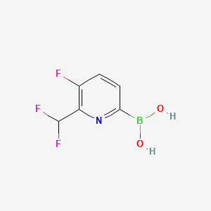 (6-(Difluoromethyl)-5-fluoropyridin-2-yl)boronic acid