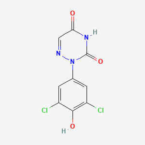 molecular formula C9H5Cl2N3O3 B14908411 2-(3,5-Dichloro-4-hydroxyphenyl)-1,2,4-triazine-3,5(2H,4H)-dione 