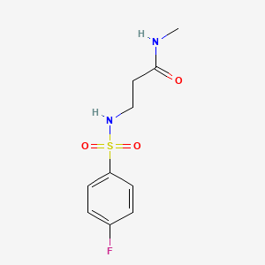 3-((4-Fluorophenyl)sulfonamido)-N-methylpropanamide