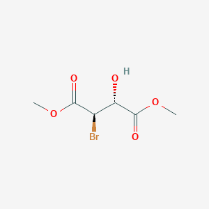 molecular formula C6H9BrO5 B14908458 (2R,3R)-Dimethyl 2-bromo-3-hydroxysuccinate 