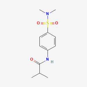 N-[4-(dimethylsulfamoyl)phenyl]-2-methylpropanamide