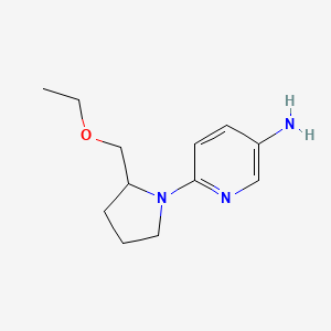 6-(2-(Ethoxymethyl)pyrrolidin-1-yl)pyridin-3-amine
