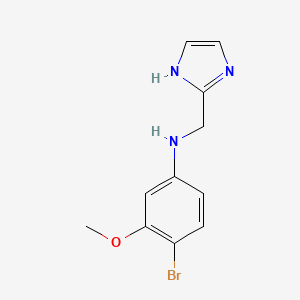 n-((1h-Imidazol-2-yl)methyl)-4-bromo-3-methoxyaniline