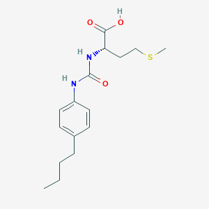 molecular formula C16H24N2O3S B14908507 ((4-butylphenyl)carbamoyl)-L-methionine 