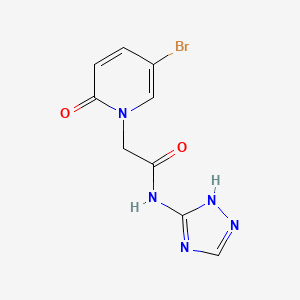 2-(5-Bromo-2-oxopyridin-1(2h)-yl)-N-(4h-1,2,4-triazol-3-yl)acetamide