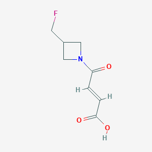 (E)-4-(3-(fluoromethyl)azetidin-1-yl)-4-oxobut-2-enoic acid