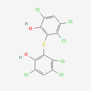 molecular formula C12H4Cl6O2S B14908524 6,6'-Thiobis(2,4,5-trichlorophenol) 