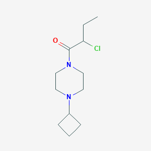 2-Chloro-1-(4-cyclobutylpiperazin-1-yl)butan-1-one