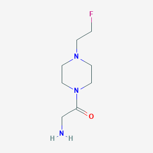 2-Amino-1-(4-(2-fluoroethyl)piperazin-1-yl)ethan-1-one