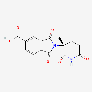 (R)-2-(3-Methyl-2,6-dioxopiperidin-3-yl)-1,3-dioxoisoindoline-5-carboxylic acid