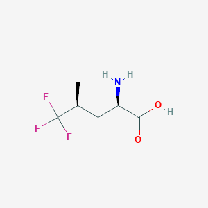 (4S)-5,5,5-Trifluoro-D-leucine