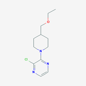 2-Chloro-3-(4-(ethoxymethyl)piperidin-1-yl)pyrazine