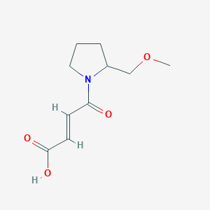molecular formula C10H15NO4 B1490862 (E)-4-(2-(methoxymethyl)pyrrolidin-1-yl)-4-oxobut-2-enoic acid CAS No. 2098155-84-9