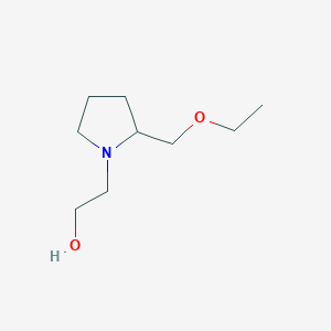 2-(2-(Ethoxymethyl)pyrrolidin-1-yl)ethan-1-ol