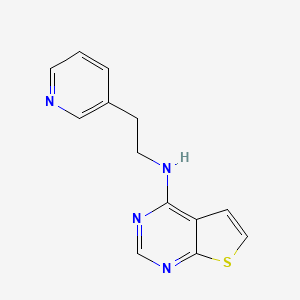 n-(2-(Pyridin-3-yl)ethyl)thieno[2,3-d]pyrimidin-4-amine