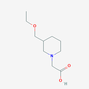 2-(3-(Ethoxymethyl)piperidin-1-yl)acetic acid