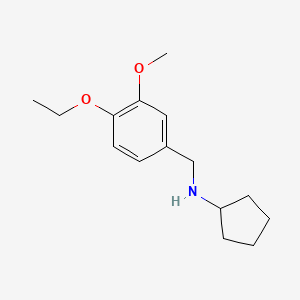 molecular formula C15H23NO2 B14908675 N-(4-ethoxy-3-methoxybenzyl)cyclopentanamine 