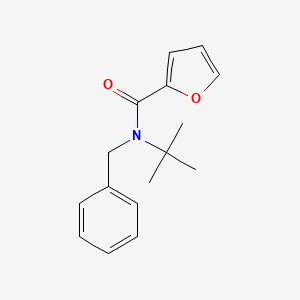 molecular formula C16H19NO2 B14908722 N-benzyl-N-tert-butylfuran-2-carboxamide 