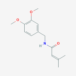 n-(3,4-Dimethoxybenzyl)-3-methylbut-2-enamide