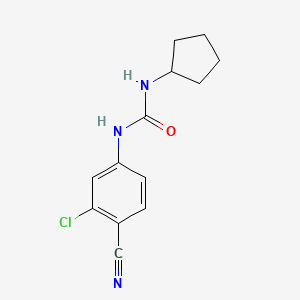 1-(3-Chloro-4-cyanophenyl)-3-cyclopentylurea