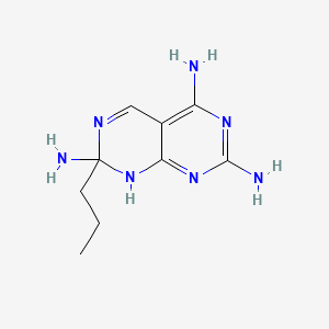 molecular formula C9H15N7 B14908738 7-Propyl-1,7-dihydropyrimido[4,5-d]pyrimidine-2,4,7-triamine 