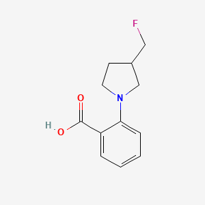 2-(3-(Fluoromethyl)pyrrolidin-1-yl)benzoic acid
