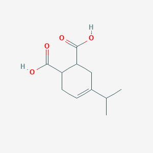 molecular formula C11H16O4 B14908741 4-(Propan-2-yl)cyclohex-4-ene-1,2-dicarboxylic acid 