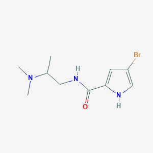 molecular formula C10H16BrN3O B14908759 4-Bromo-N-(2-(dimethylamino)propyl)-1h-pyrrole-2-carboxamide 