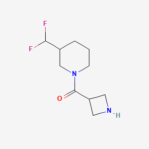 molecular formula C10H16F2N2O B1490876 Azetidin-3-yl(3-(difluoromethyl)piperidin-1-yl)methanon CAS No. 2091216-00-9