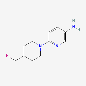 6-(4-(Fluoromethyl)piperidin-1-yl)pyridin-3-amine